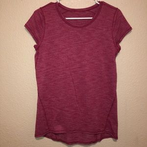 Pink lulu lemon t shirt